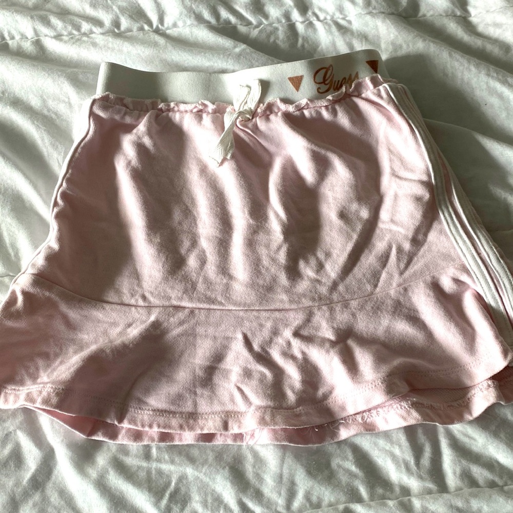 Guess baby pink mini skirt